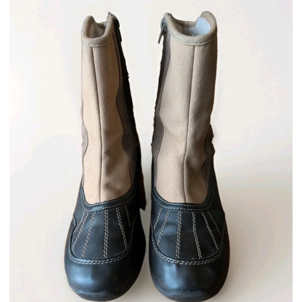 Women's Winter Leather Winter‎ Boots by Croft & Barrow/ Size 8 Medium